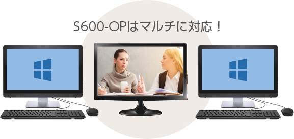 S600-OPはマルチに対応！